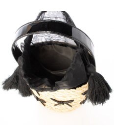 UNBILLION カカトゥ kakatoo / リボンチャームラフィアバッグ