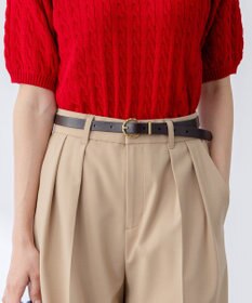 組曲 ツイストバックルレザーベルト