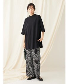 CRAFT STANDARD BOUTIQUE モックネックリングドットチュニック