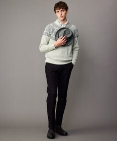 JOSEPH ABBOUD 【サイズ調整可】アルパカリングヘリンボーン ハット