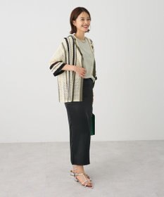 CRAFT STANDARD BOUTIQUE クロシェバイカラーニットプルオーバー