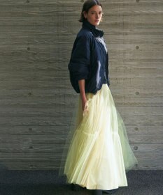 NAVE 【Nave・洗える】チュールフレアースカート