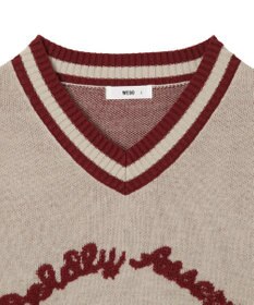 WEGO ラインチルデンニットプルオーバー