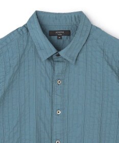 JOSEPH HOMME 【新素材】タックドビーストレッチ 　レギュラーカラー半袖シャツ