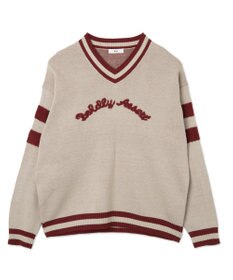 WEGO ラインチルデンニットプルオーバー