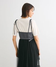 Green Parks ・ＥＬＥＮＣＡＲＥ　ＤＵＥ　チュールドッキングワンピ