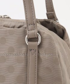 Y'SACCS ドットジャガードポーチ付きリュックサック