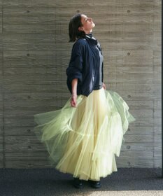 NAVE 【Nave・洗える】チュールフレアースカート