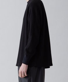 UNFILO MENS イージーケア ワッフル クルーネック [23年春夏商品]