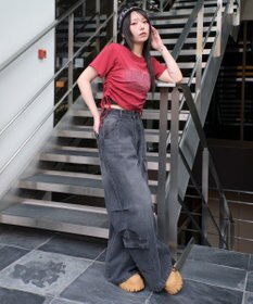 WEGO スプレーロゴドロストちびT