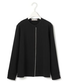 ICB 【洗える】 コンパクトモクロディ バンドカラーカットソー［アビガイルテープ］