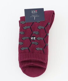 23区GOLF 【WOMEN】クラブ柄 レギュラーソックス