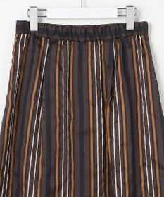 自由区 マルチストライプジャカード スカート