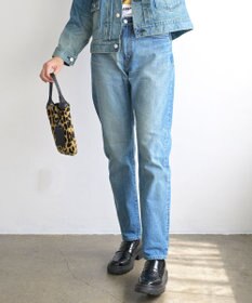 caqu modern tapered 腰回りユッタリ テーパードシルエットデニム