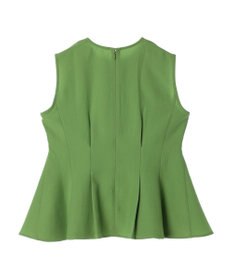 Green Parks AnriettMusee ノースリーブタックペプラムブラウス