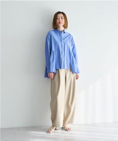 YECCA VECCA ベルト付きカーヴィーパンツ