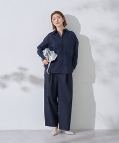 YECCA VECCA ベルト付きカーヴィーパンツ