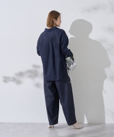 YECCA VECCA ベルト付きカーヴィーパンツ