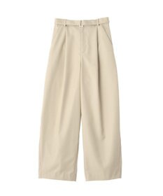 YECCA VECCA ベルト付きカーヴィーパンツ