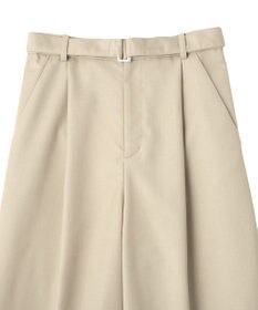YECCA VECCA ベルト付きカーヴィーパンツ