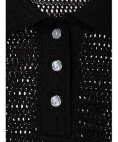 earth music&ecology ラインポロニットプルオーバー