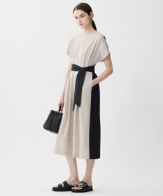 ICB L 【接触冷感・吸水速乾・防シワ・UVケア・洗える】 エステルドライトロ ワンピース