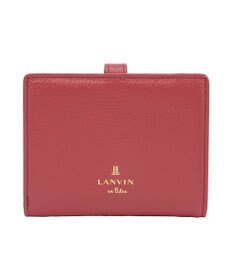 LANVIN en Bleu リュバン コンパクト二つ折り財布