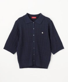 ANY 【POLO BCS別注】ケーブルニットポロ