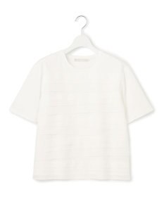 ICB シフォンコンビ ランダムタックカットソー