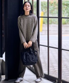 ANY L 【5色展開】バイカラーMIXニット