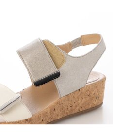 ing <ing>ダブルベルトウエッジサンダル