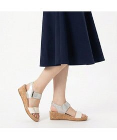 ing <ing>ダブルベルトウエッジサンダル