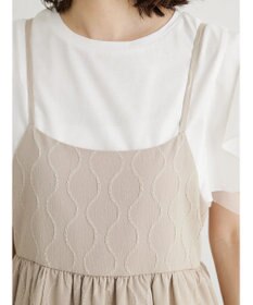 Green Parks ・ＥＬＥＮＣＡＲＥ　ＤＵＥ　ジャカードキャミワンピ