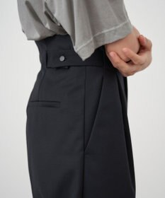 ATON COMPACT WOOL | テーパードタッグパンツ