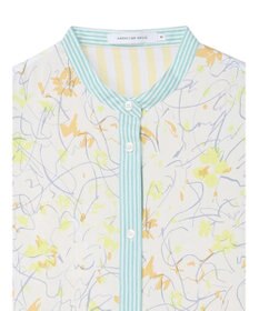 AMERICAN HOLIC Ｆｌｏｗｅｒ　×　Ｓｔｒｉｐｅシャツチュニック