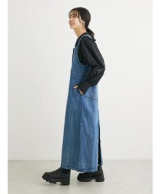 Green Parks ・ＳＵＧＡＲ　ＳＰＯＯＮ　カラーデニムジャンスカ