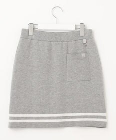 23区GOLF ウォッシャブルで気軽に着られる【WOMEN】モールボーダー ニットスカート