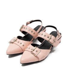 WEGO ハトメベルトポインテッドシューズ