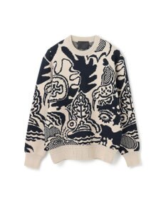 JOSEPH HOMME 【HIGH GRADE LINE】フォークアートジャガード　クルーネックニット