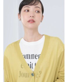 earth music&ecology 接触冷感シアーＢＩＧカーディガン