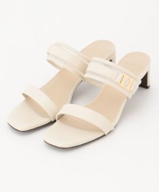 ANY SIS 【23.0~24.0cm】シアーメタルバックルヒール サンダル