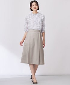 J.PRESS LADIES S 【洗える】hand drawn dots ボトルネック カットソー