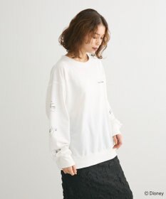 Green Parks ナイトメア／袖プリントミニ裏毛プルオーバー