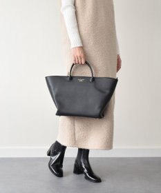 INTER-CHAUSSURES 【CHRISTIAN VILLA】ラージサイズレザーハンドバッグ