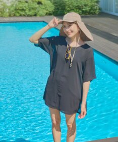 OP／FILA 【Ocean Pacific】水陸両用シアーオーバーサイズTシャツ