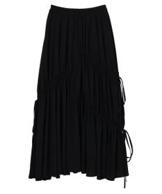 earth music&ecology ドロストギャザーフレアスカート