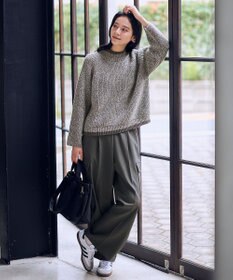 ANY L 【5色展開】バイカラーMIXニット