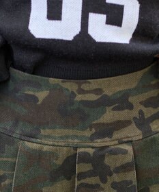 WEGO カモフラプリーツスカパン