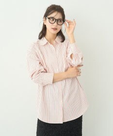 earth music&ecology サッカーストライプシャツ