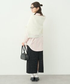 earth music&ecology サッカーストライプシャツ